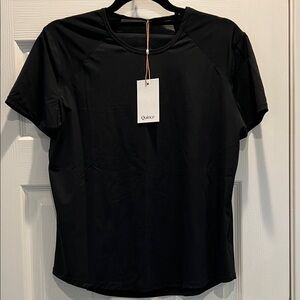 Quince Women's Classic Black Short Sleeve Tee